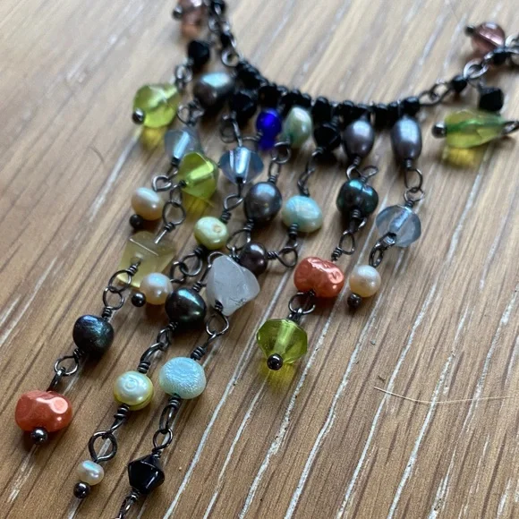 Lia Sophia Vibrant Beaded Necklace - Picture 3 of 4